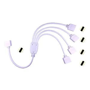 1 to 4 Ports Female/Male Connection Cable 4 Pin Splitter Cable