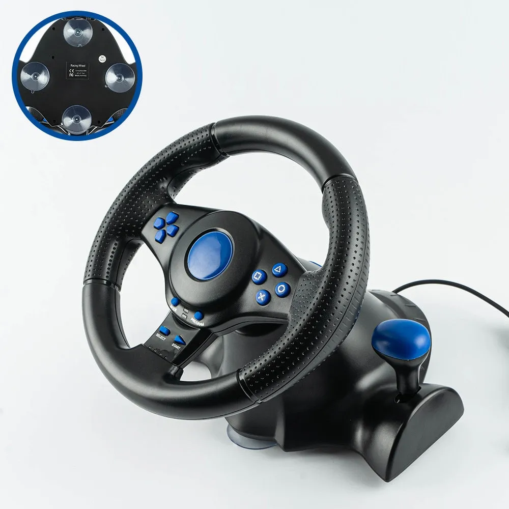 180° Universal Gaming Racing Wheel with Shifter & Pedals for PS3 / PS4 / PC / Xbox One / Switch