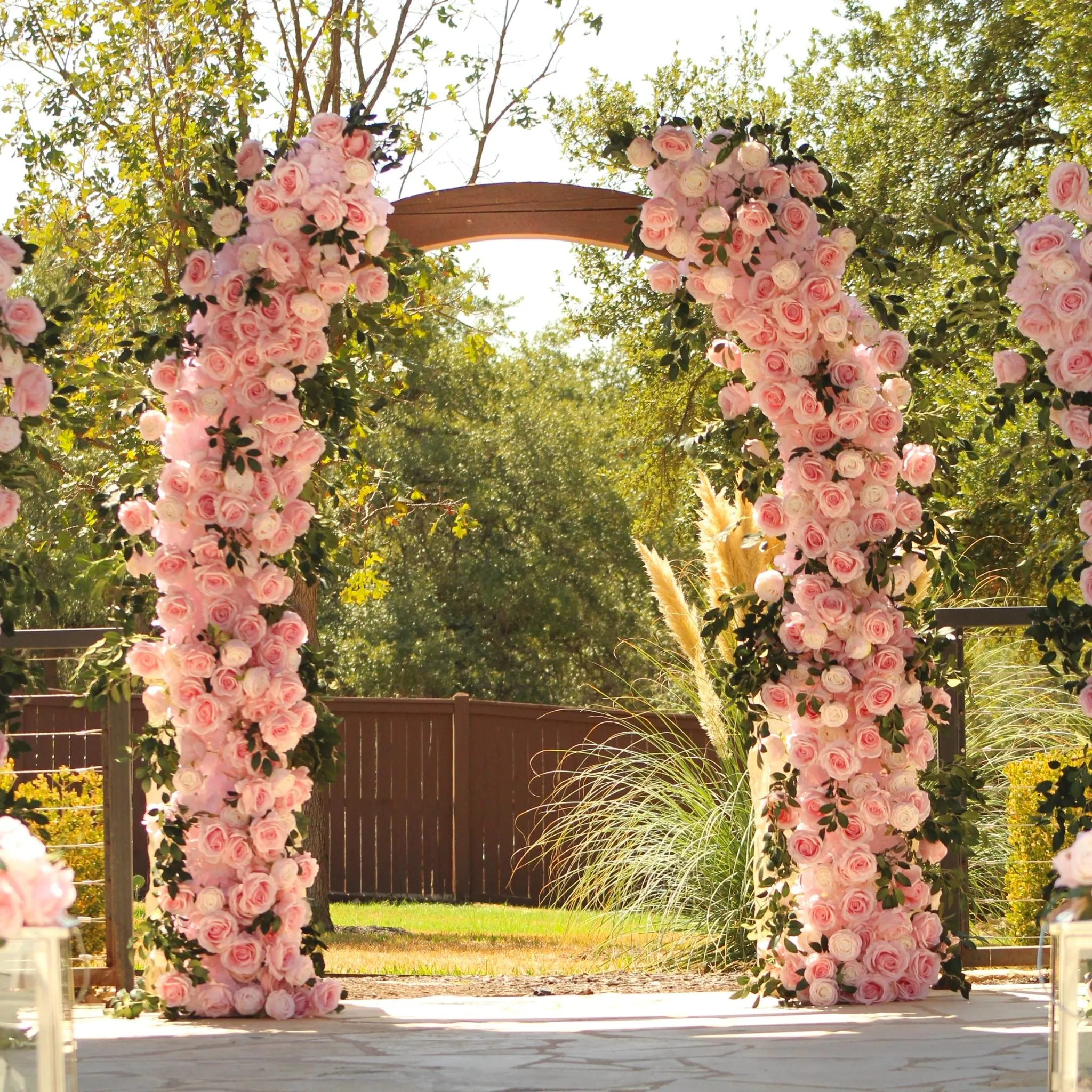 2pc Curved Arch Backdrop Frame Stand