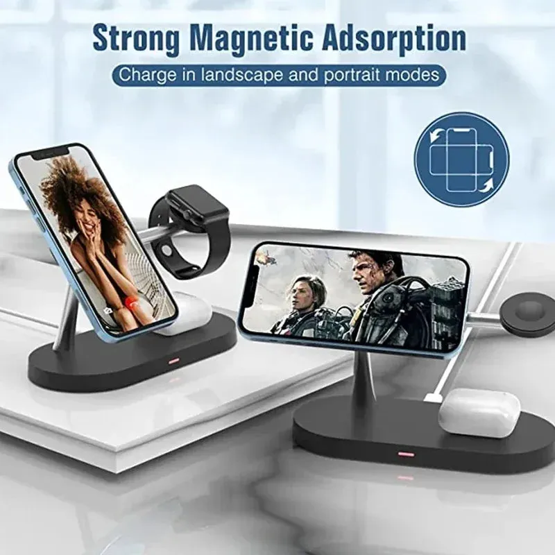 3-in-1 Magnetic Wireless Charger Stand