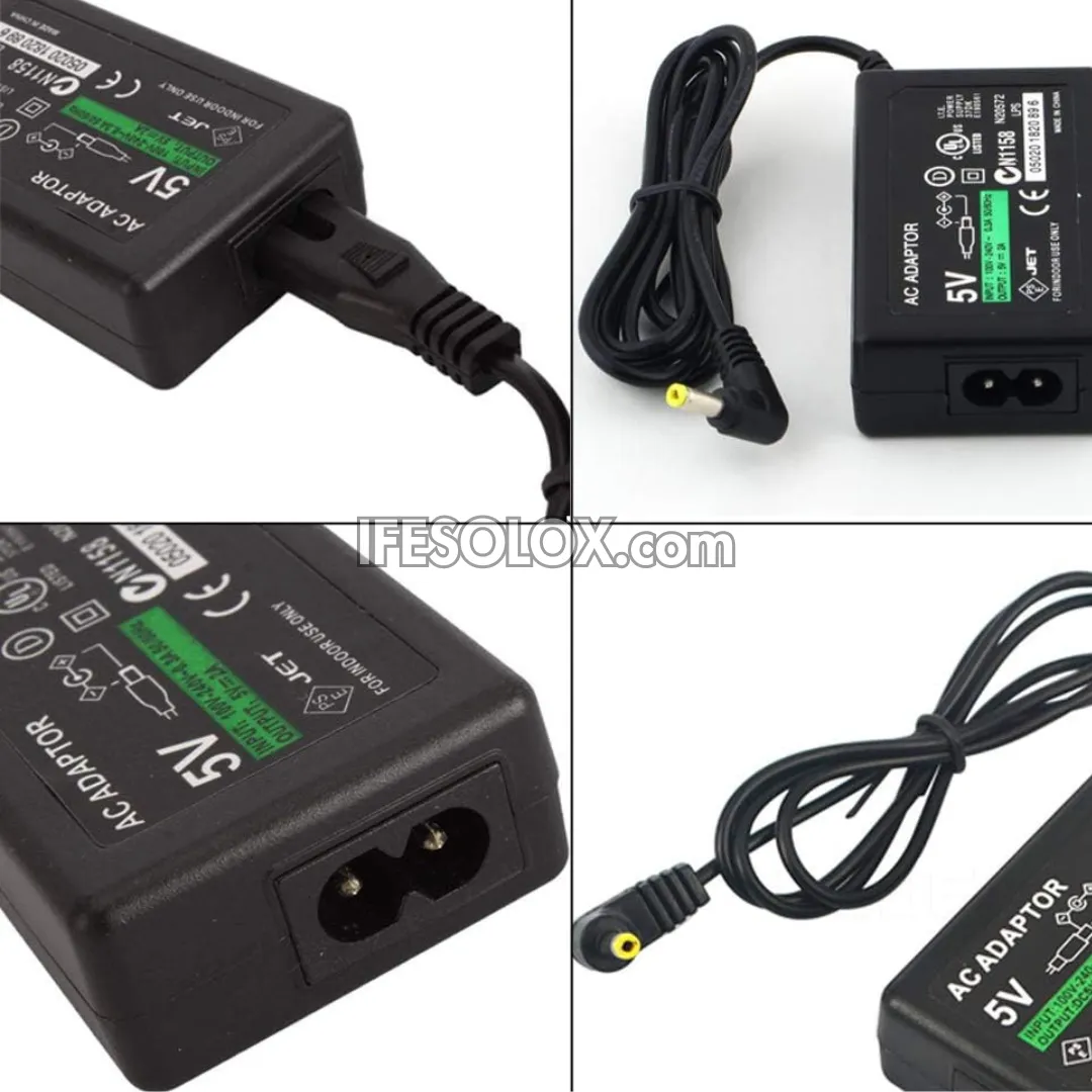 AC Adapter Power Charger and PSP Battery for Sony PSP 2000 and PSP 3000 - Brand New