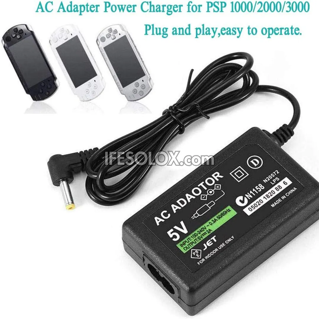 AC Adapter Power Charger and PSP Battery for Sony PSP 2000 and PSP 3000 - Brand New