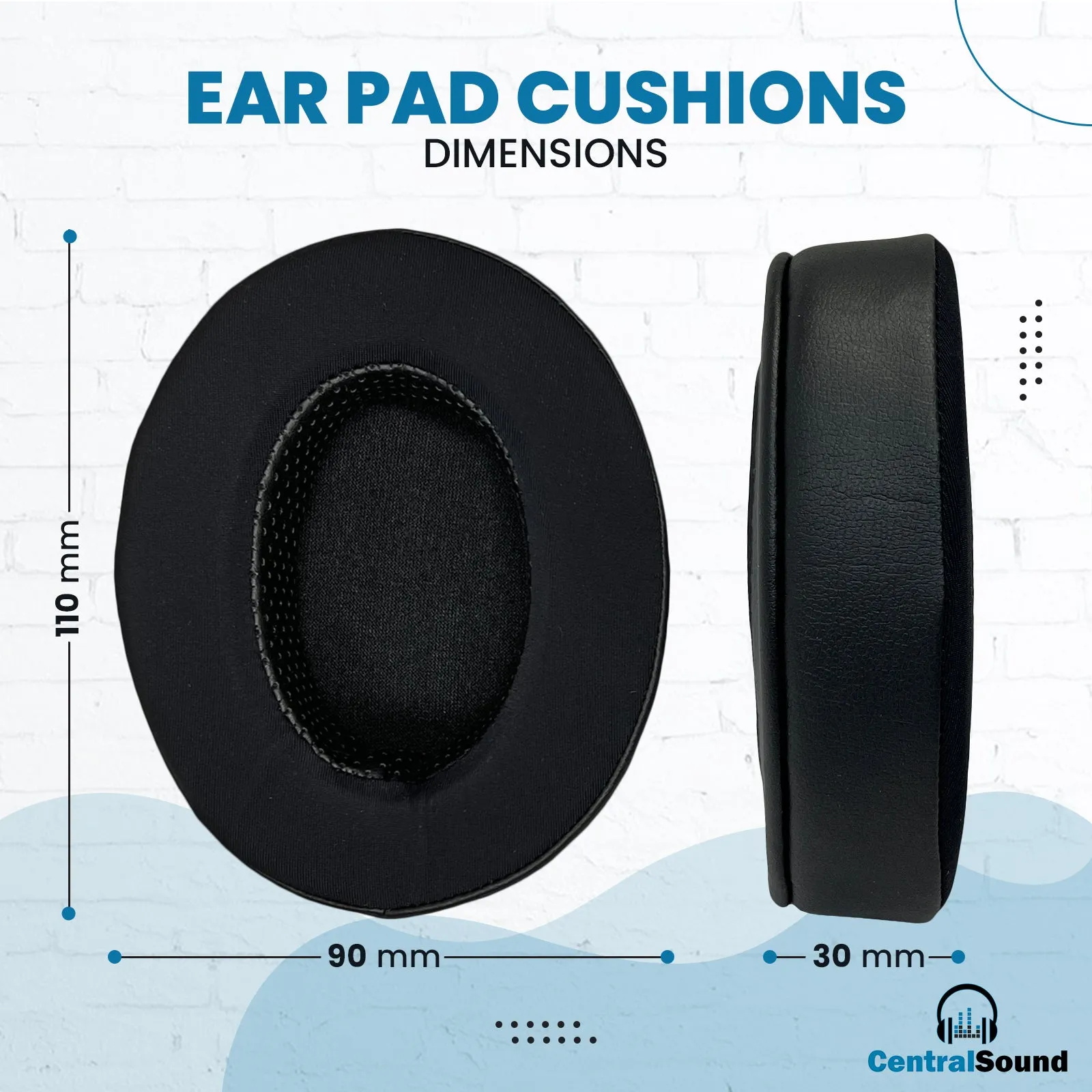 Arctis SteelSeries Nova Pro Wireless Premium XL Ear Pad Cushions by CentralSound