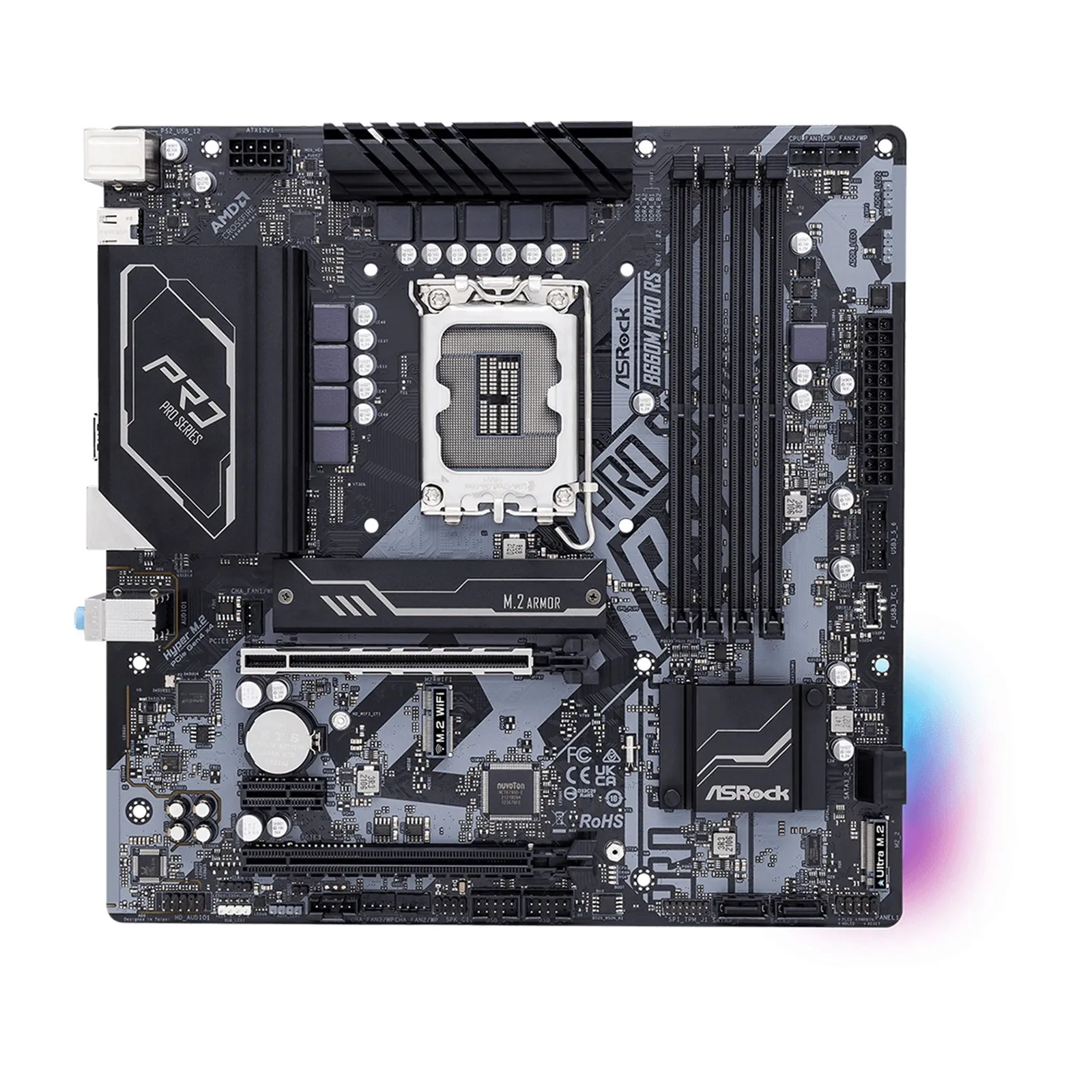 Asrock B660M PRO RS LGA1700 Micro ATX Motherboard