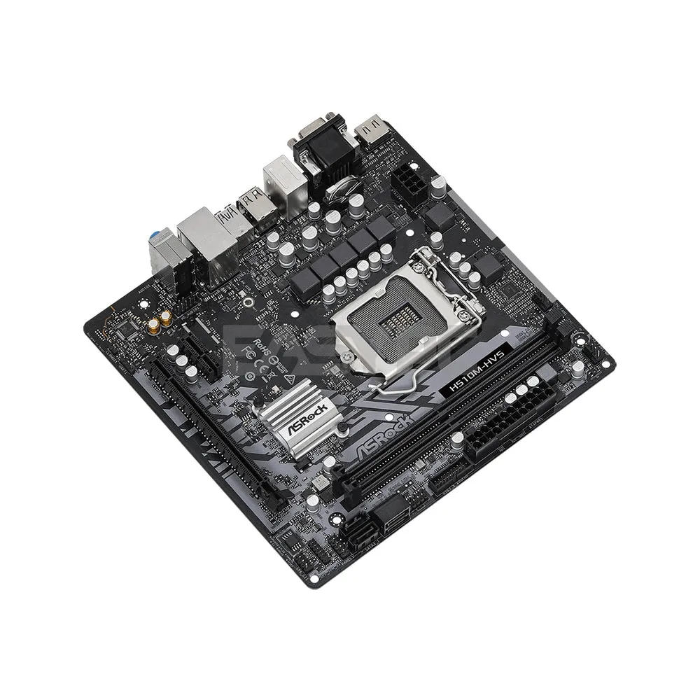 Asrock H510M-HVS Socket LGA 1200, Supports Windows 11, VR Ready, Super Alloy Ddr4 Motherboard