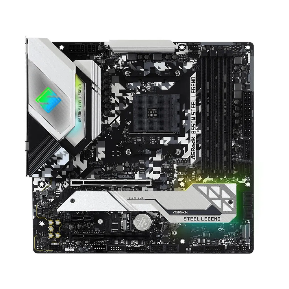 Asrock Motherboard B550M Steel Legend