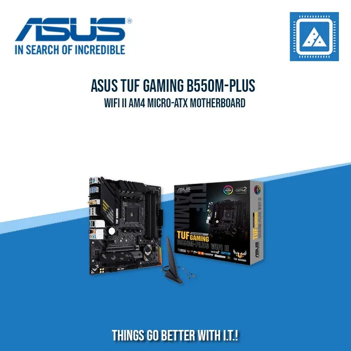 ASUS TUF B550M PLUS WIFI II 4DDR4 2XM.2 MOBO