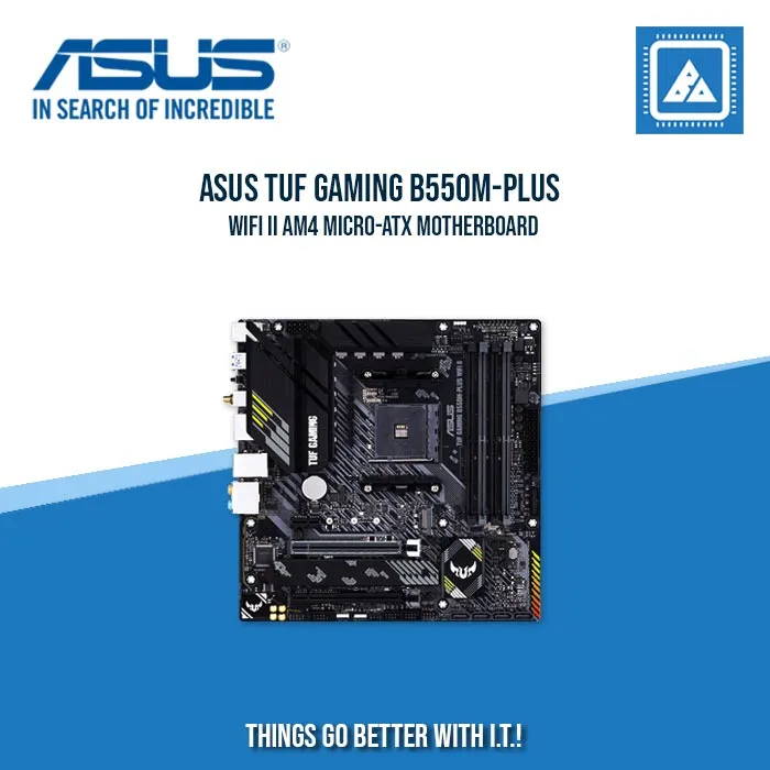 ASUS TUF B550M PLUS WIFI II 4DDR4 2XM.2 MOBO