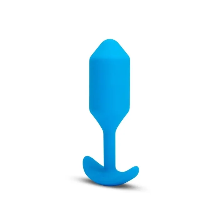 b-Vibe Vibrating Snug Plug Weighted Silicone Butt Plug