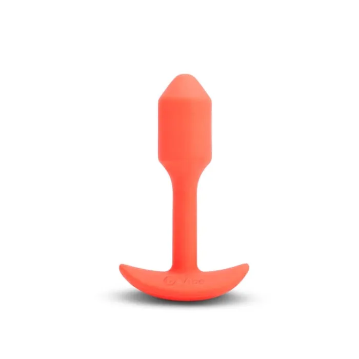 b-Vibe Vibrating Snug Plug Weighted Silicone Butt Plug