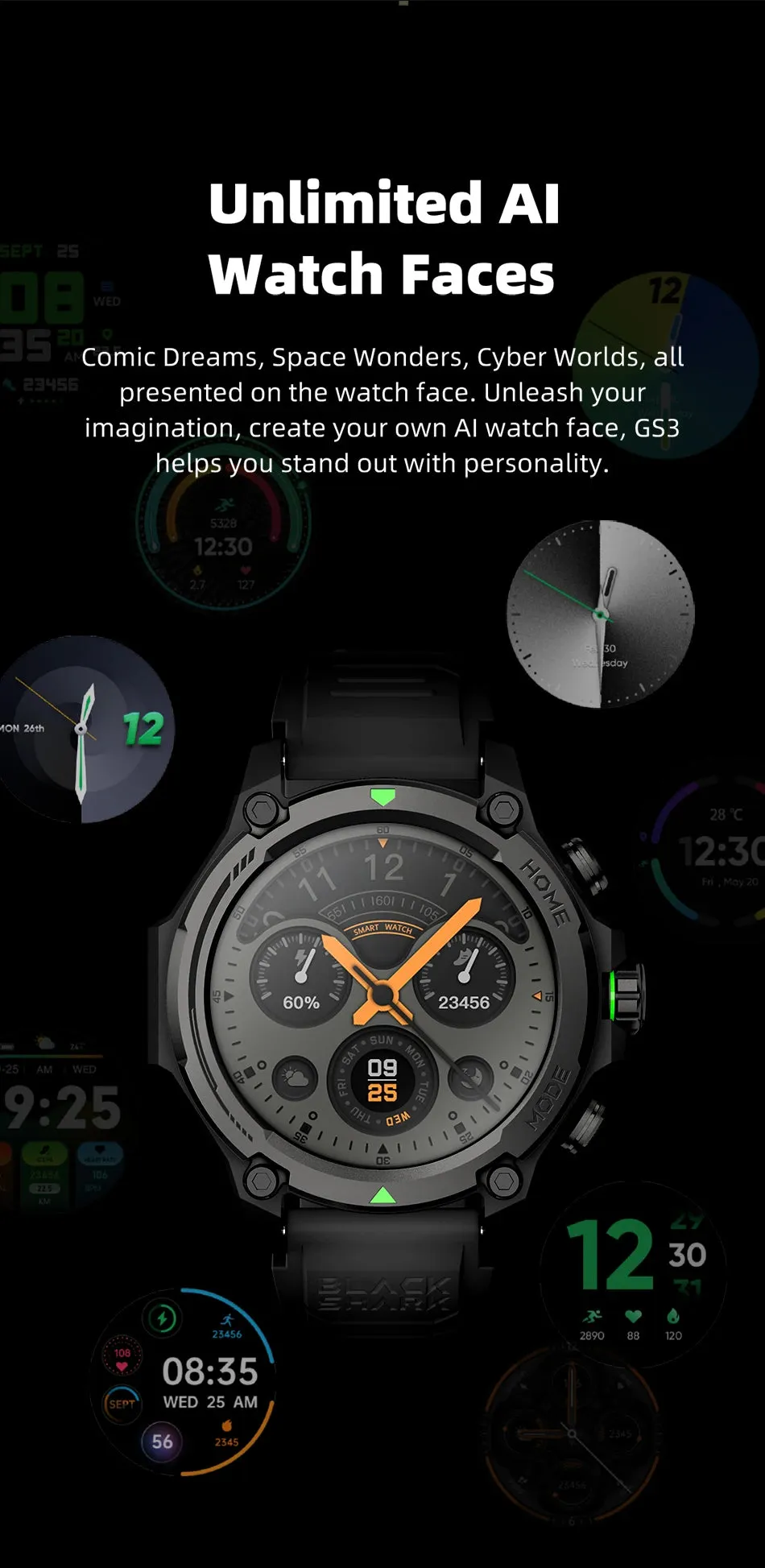 Blackshark GS3 Smart Watch