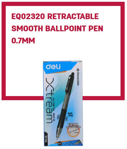 Deli Ball Point Pen Bullet tip 0.7mm