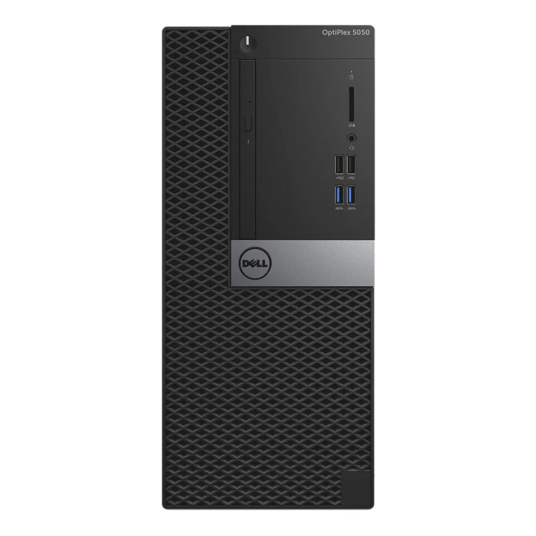 Dell OptiPlex 5050, Tower Desktop, Intel Core i5-7500, 3.4GHz ,16GB RAM, 256GB SSD, Windows 10 Pro - Grade A Refurbished