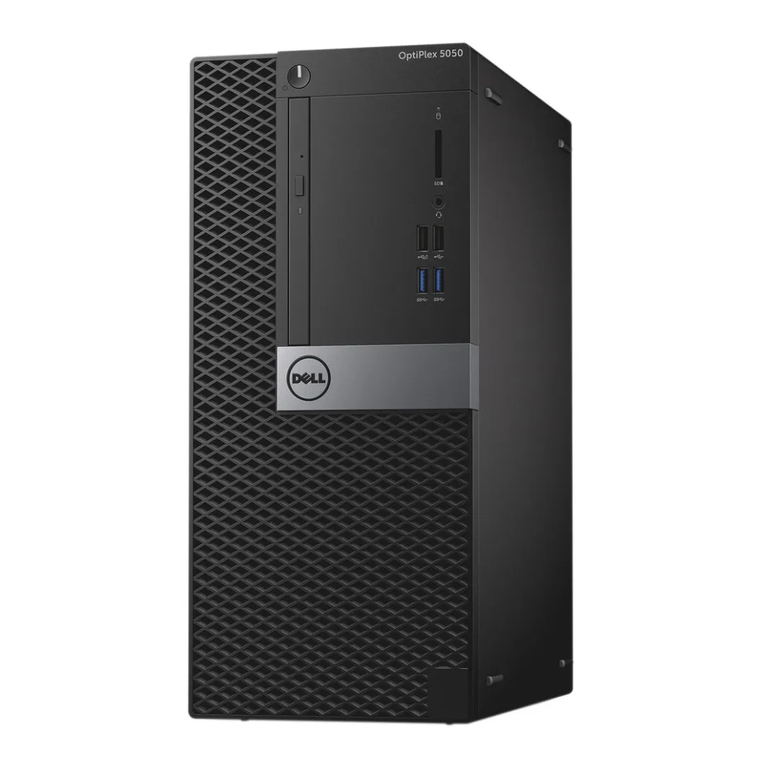 Dell OptiPlex 5050, Tower Desktop, Intel Core i5-7500, 3.4GHz ,16GB RAM, 256GB SSD, Windows 10 Pro - Grade A Refurbished