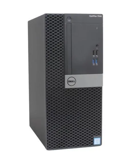 Dell OptiPlex 7040 Mini Tower Desktop, Intel i5-6500, 3.20GHz, 16GB RAM, 256GB SSD, Win10P - 203-DE7040i5G6DMREF (Refurbished)