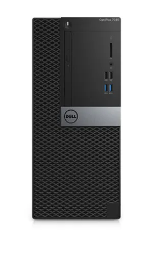 Dell OptiPlex 7040 Mini Tower Desktop, Intel i5-6500, 3.20GHz, 16GB RAM, 256GB SSD, Win10P - 203-DE7040i5G6DMREF (Refurbished)