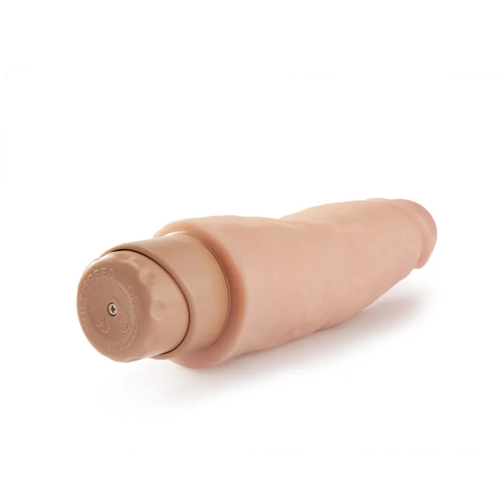 Dr. Skin By Blush® | Cock Vibe 14 Realistic Beige 8-Inch Long Vibrating Dildo