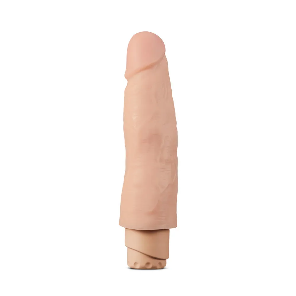 Dr. Skin By Blush® | Cock Vibe 14 Realistic Beige 8-Inch Long Vibrating Dildo