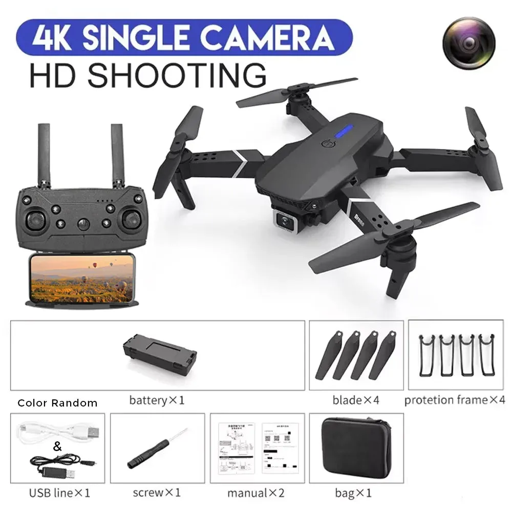 E88 Professional Wide Angle RC Drone