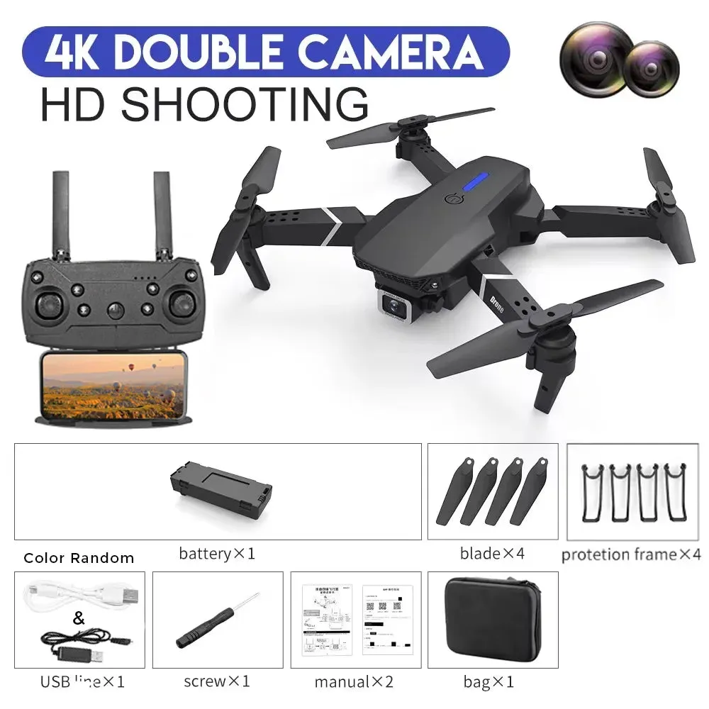 E88 Professional Wide Angle RC Drone