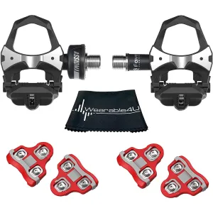 Favero Assioma Uno Pedal Based Cycling Power Meter with Extra Cleats (Red (6 Degree Float)