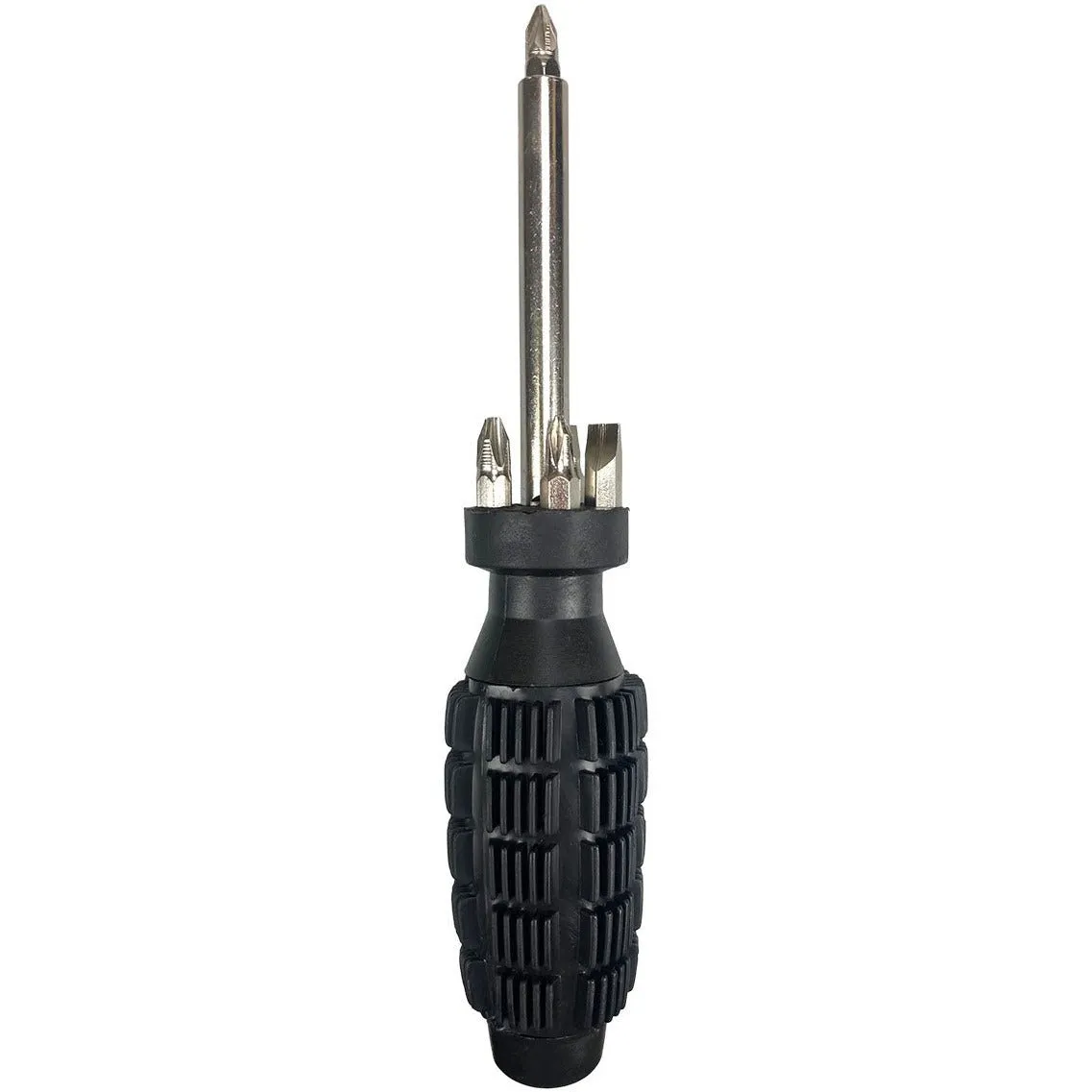 Flexible Neck Screwdriver, 5 Bits in Handle  - PS-92512