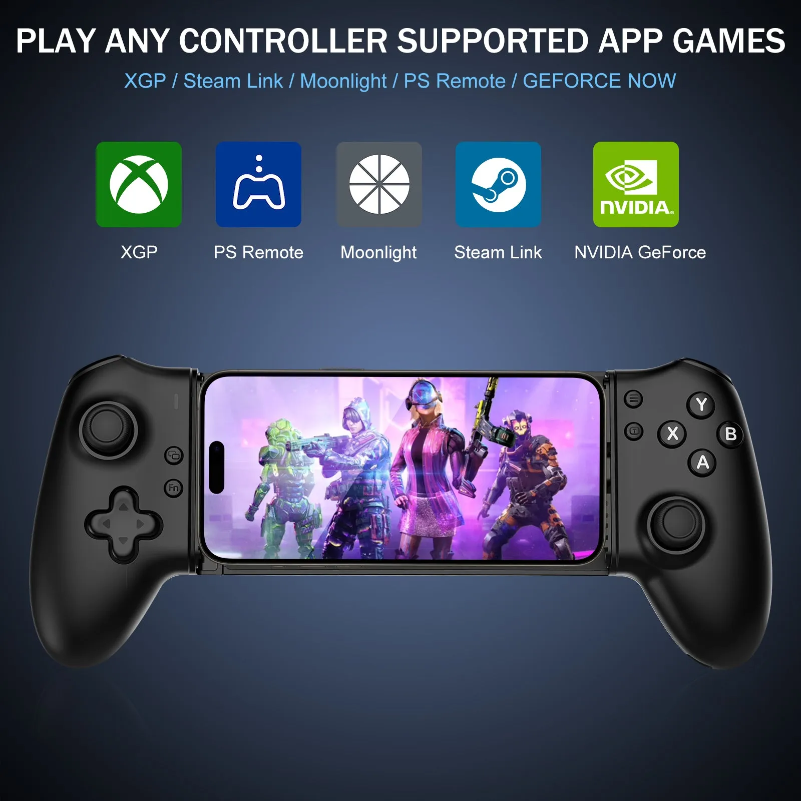 G-STORY Mobile Gaming Controller USB-C Wired&Bluetooth for Android,Dual Hall Joysticks&Ergonomic Design | Plug-and-Play Stream PC,Xbox,PS,Cloud Console Gaming android game controller