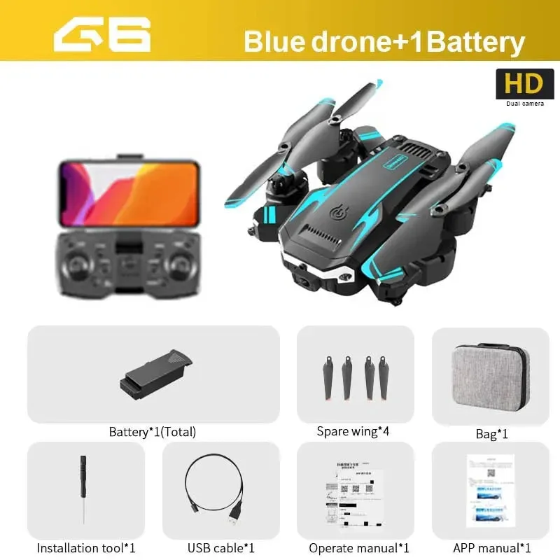 G6 Professional Foldable Quadcopter Aerial Drone