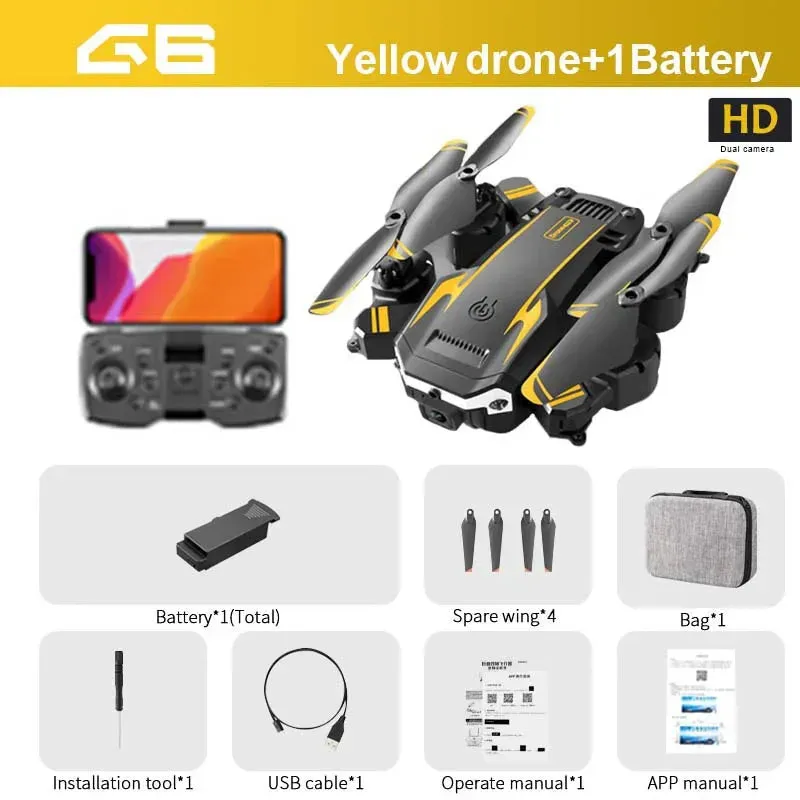 G6 Professional Foldable Quadcopter Aerial Drone