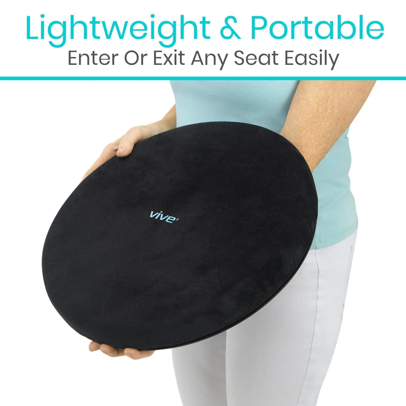 Gel Swivel Seat Cushion - Alleviate Pressure and Discomfort