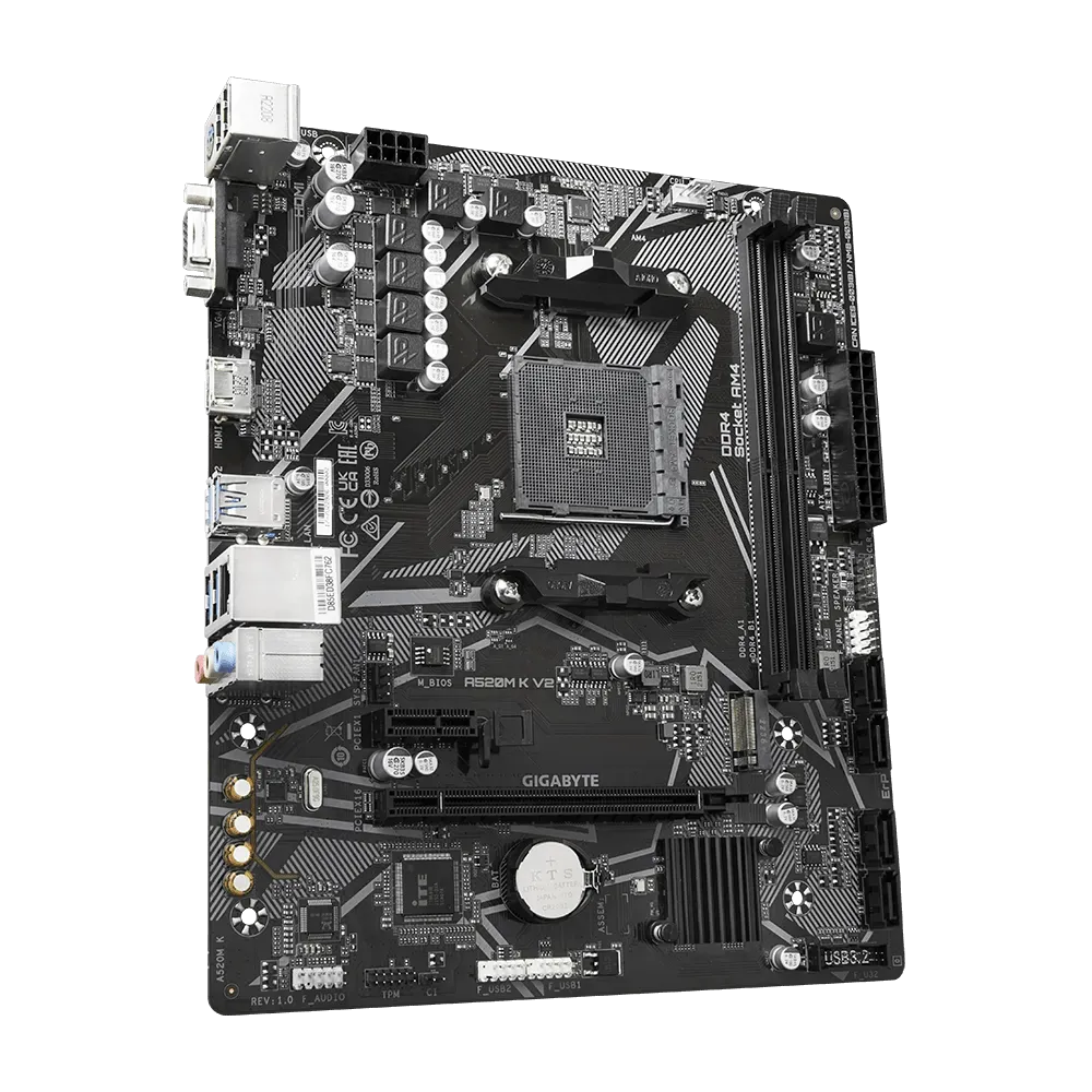 Gigabyte A520M K V2 Micro ATX AM4 Motherboard