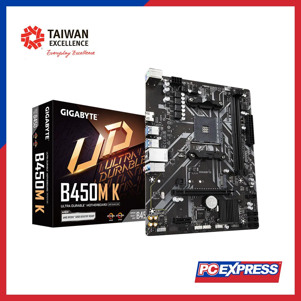 GIGABYTE B450M-K AM4 MATX Motherboard