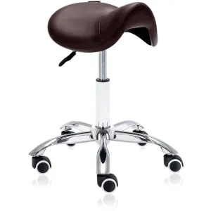 Hydraulic Saddle Rolling Ergonomic Medical Stool