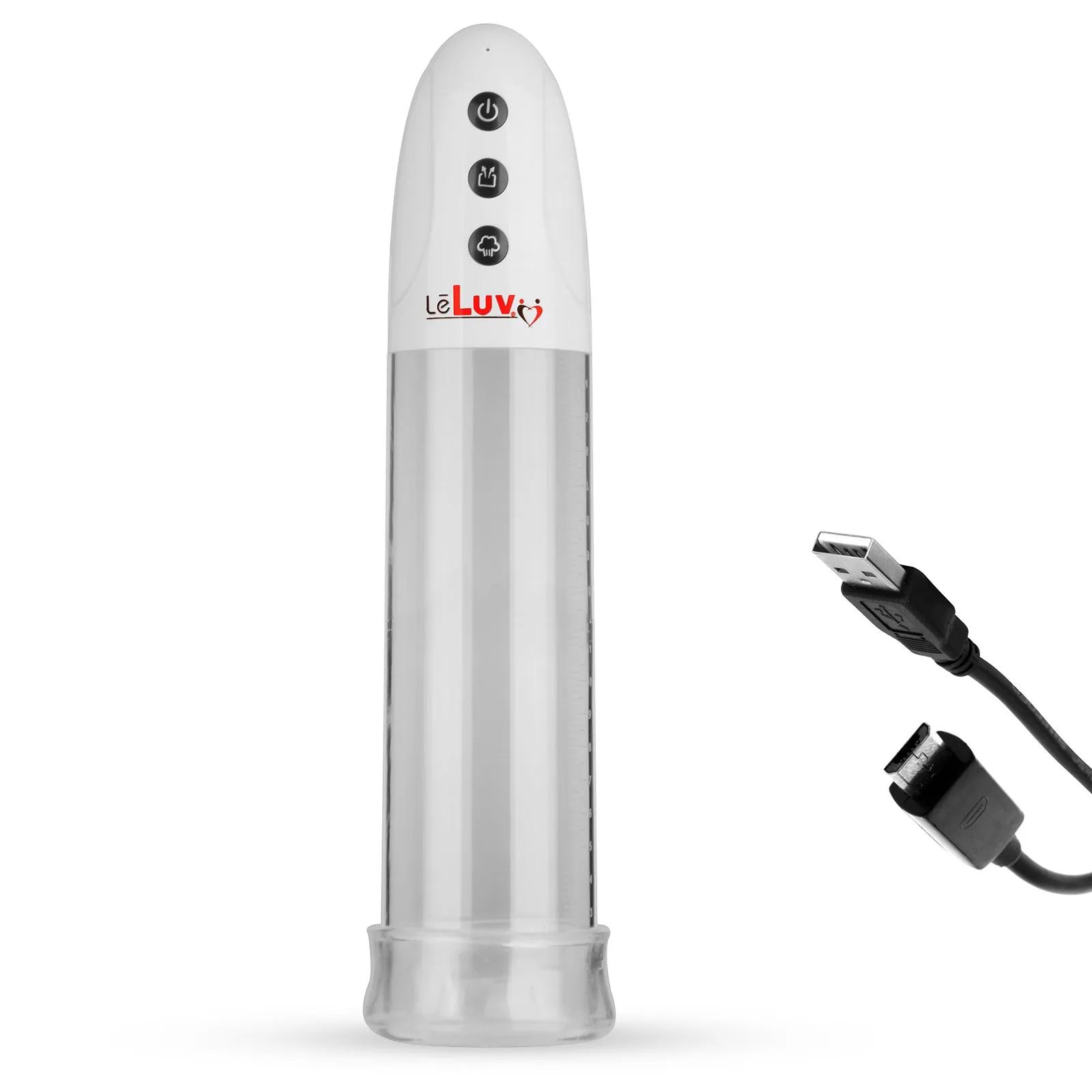 iPump USB Rechargeable 3-Speed Penis Pump with TPR or Magic Sleeve™