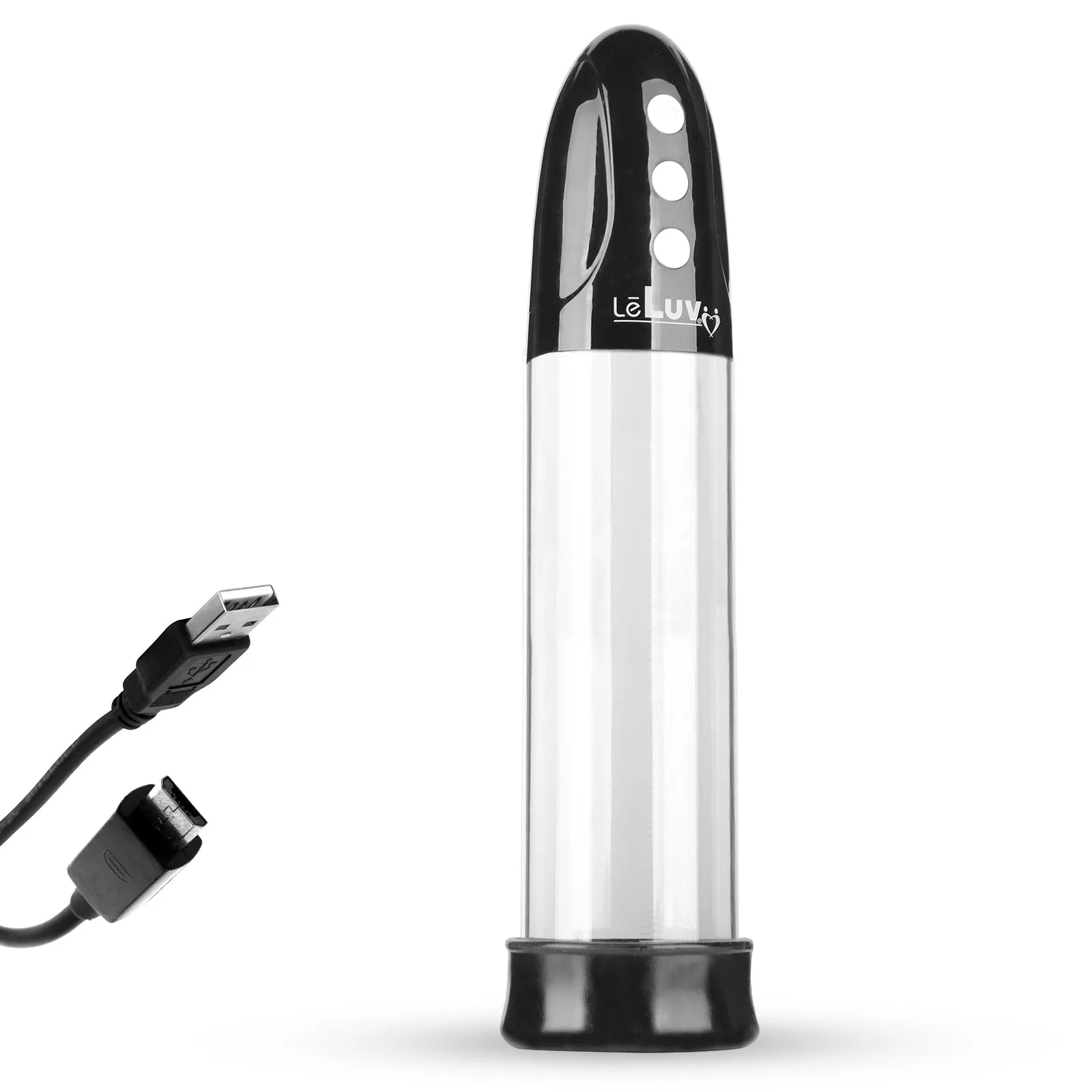 iPump USB Rechargeable 3-Speed Penis Pump with TPR or Magic Sleeve™