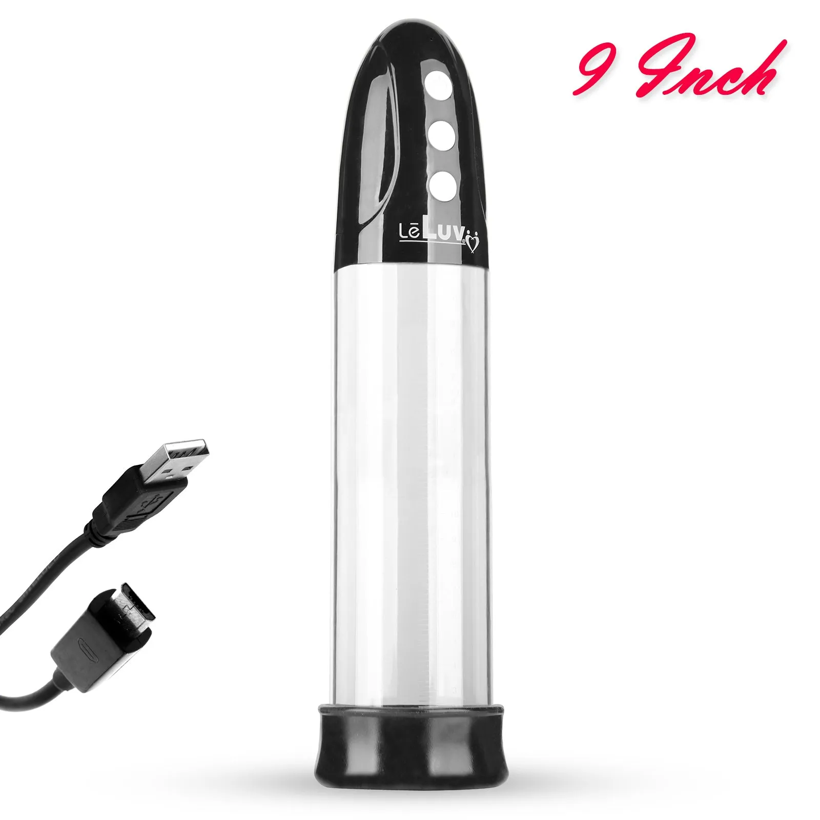 iPump USB Rechargeable 3-Speed Penis Pump with TPR or Magic Sleeve™