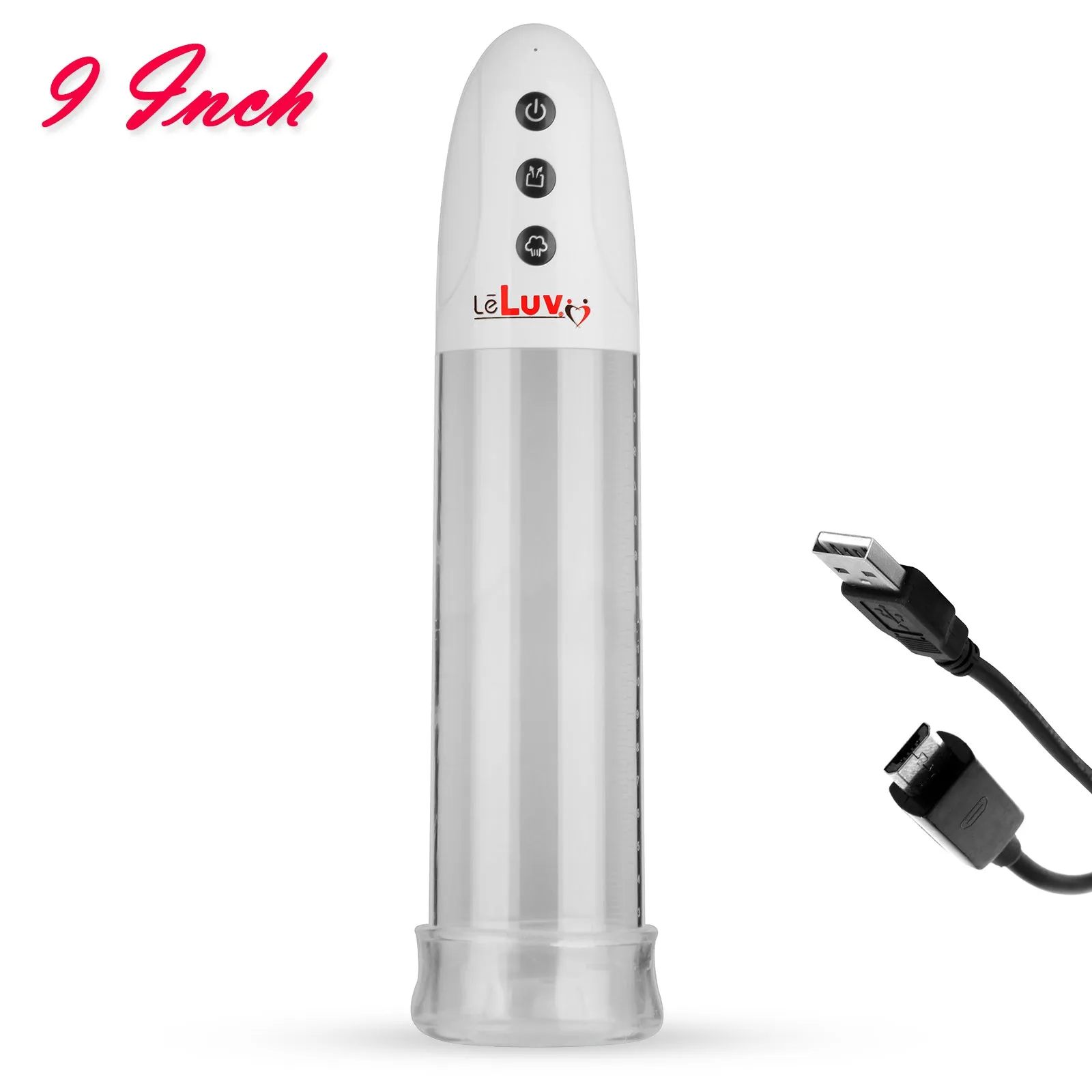 iPump USB Rechargeable 3-Speed Penis Pump with TPR or Magic Sleeve™