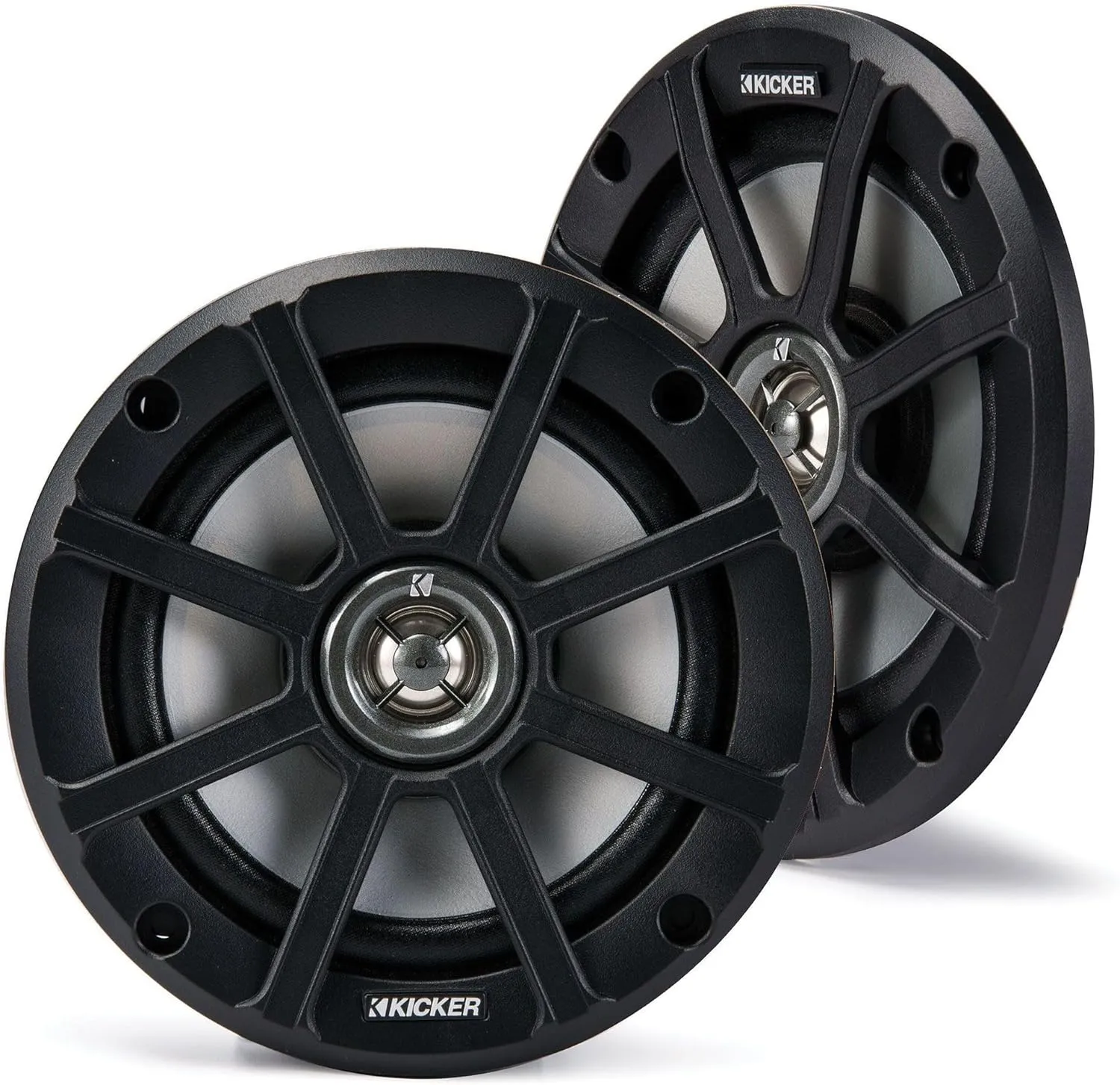 Kicker 51PSC654 6-1/2" 2-Way speakers (4-ohm) for Use in Motorcycles, Boats, and Off-Road Vehicles