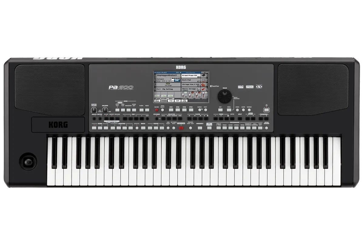 Korg PA-600 Professional Arranger Keyboard (Indian Data MicroSD Card IN-10 Included)