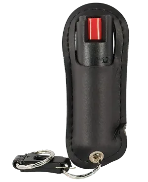 Leather Keychain Pepper Spray