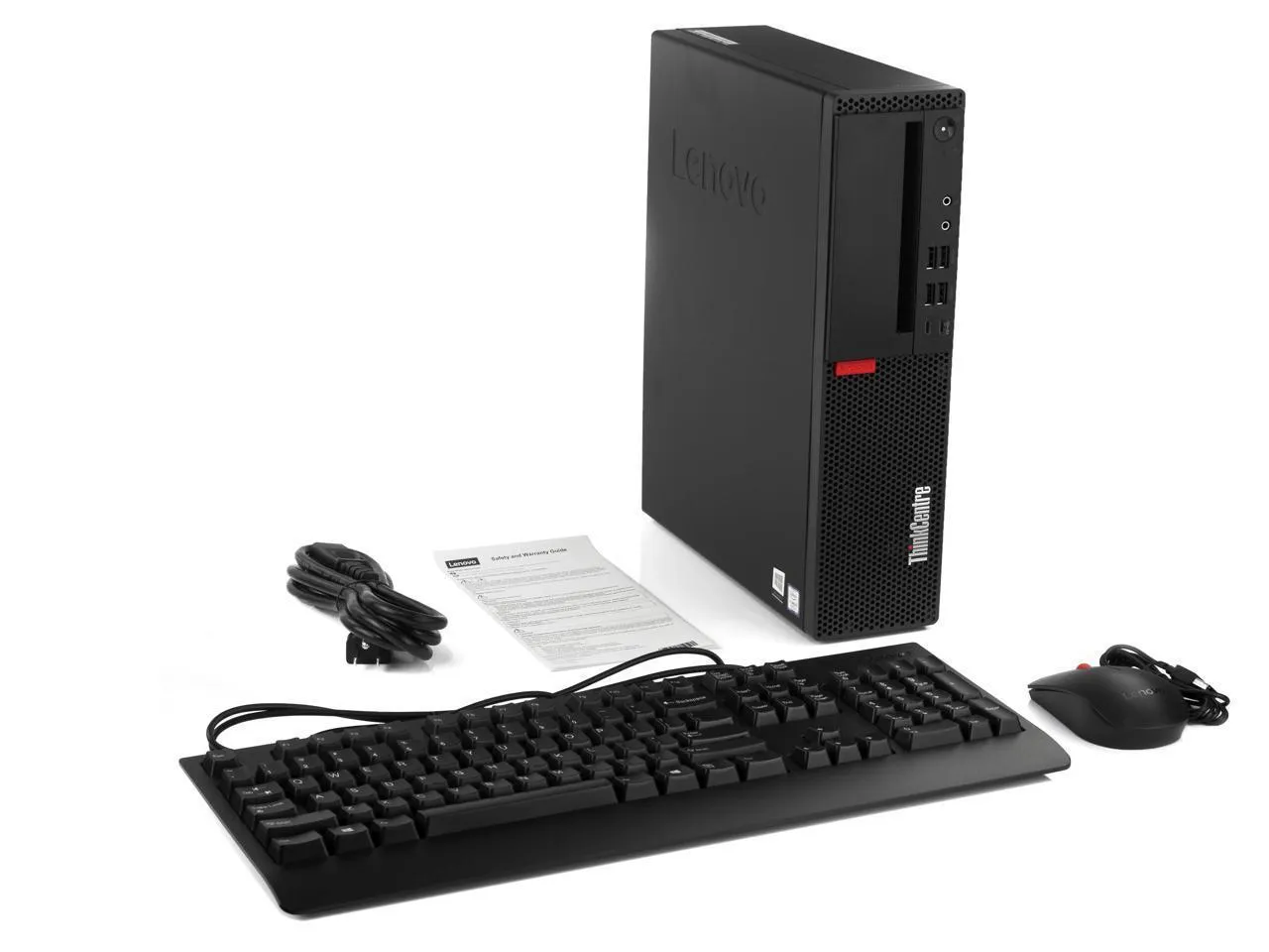 Lenovo ThinkCentre M910s (SFF) Desktop PC | Intel Core i5-6500 @ 3.2GHz  Quad-Core (6th Gen), 32GB RAM, 512GB SSD, Wi-Fi Adapter, Keyboard & Mouse Combo, 2x Display Port & 1x VGA, DVD-RW, 1Gb Eth. - Windows 10 Pro - (Certified Refurbished) 1 Year Warranty