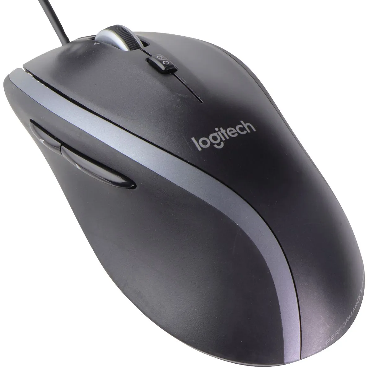 Logitech M500 Wired USB Mouse for Computers (M-U0007) - Black/Silver