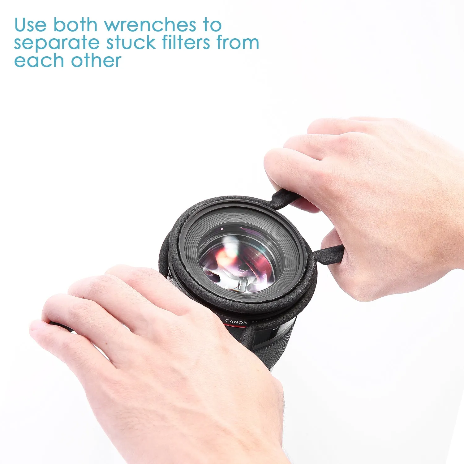 NEEWER 2 Pcs Metal Camera Lens Filter Remover Wrench Set Kit