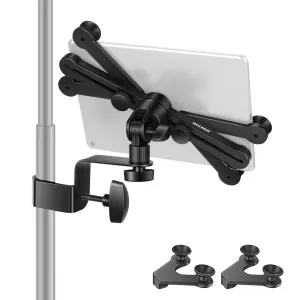 NEEWER 7-14 inch Adjustable Tablet Holder Mount with 360 Degree Swivel Clamp