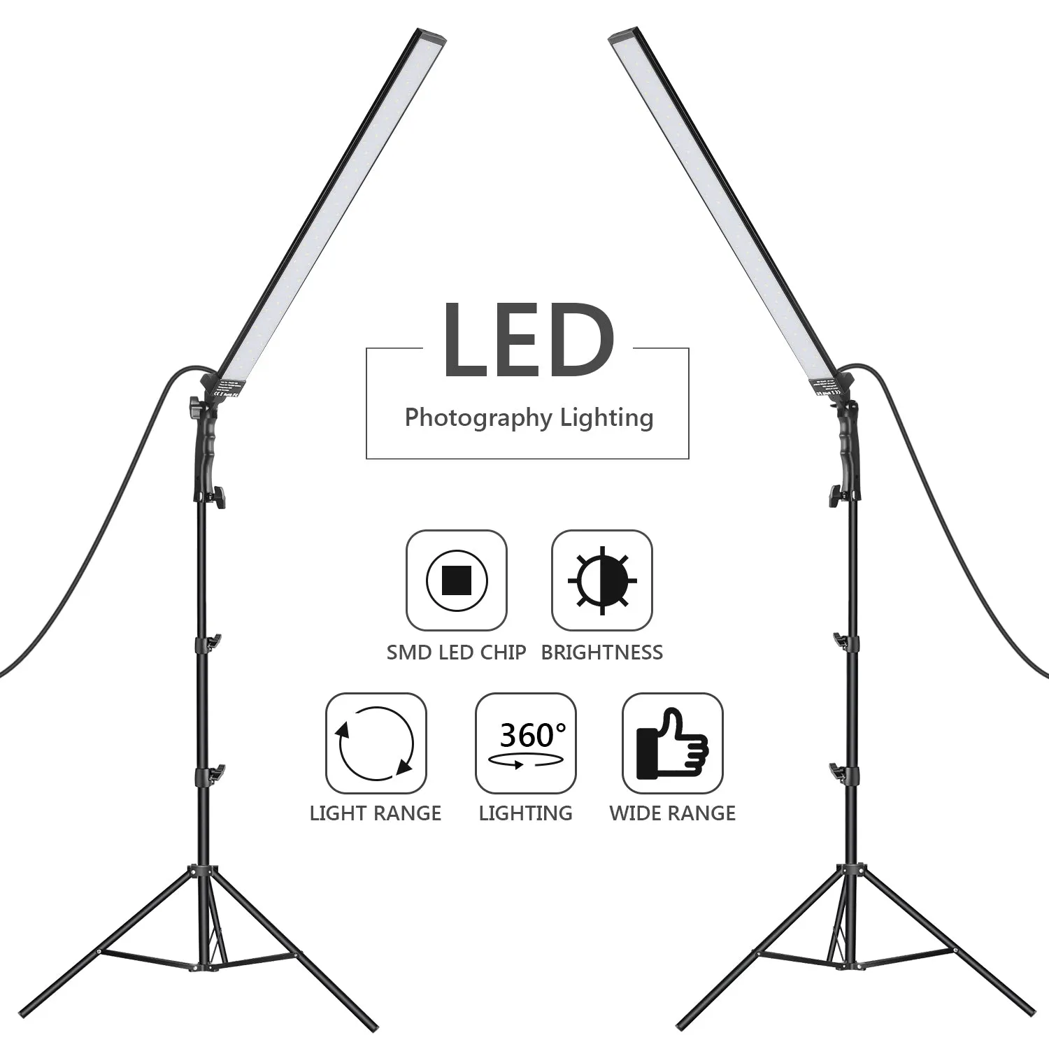 NEEWER LED Light Wand Studio LED Lighting Kit