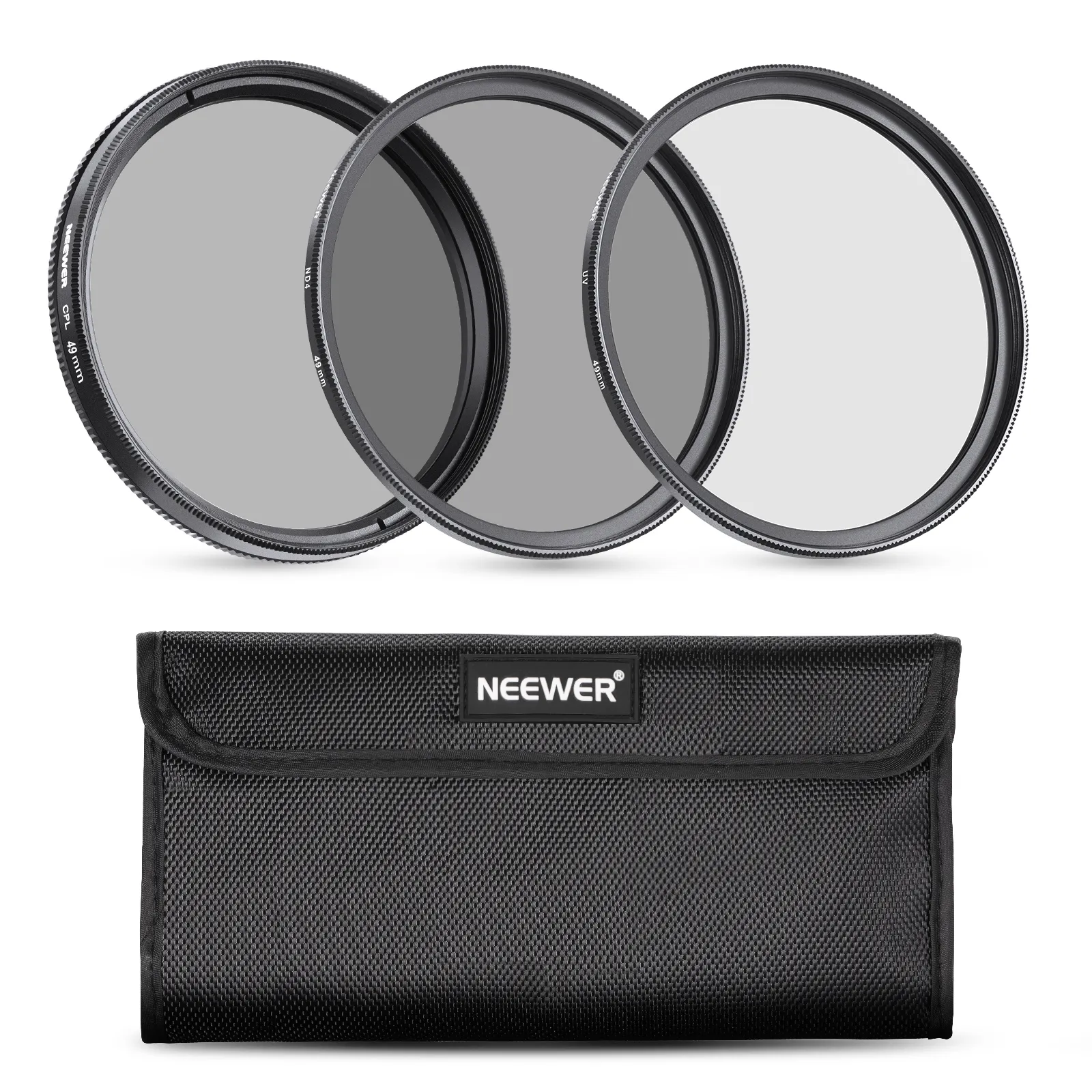 NEEWER Lens Filter Kit UV Filter CPL Filter ND4 Filter Filter