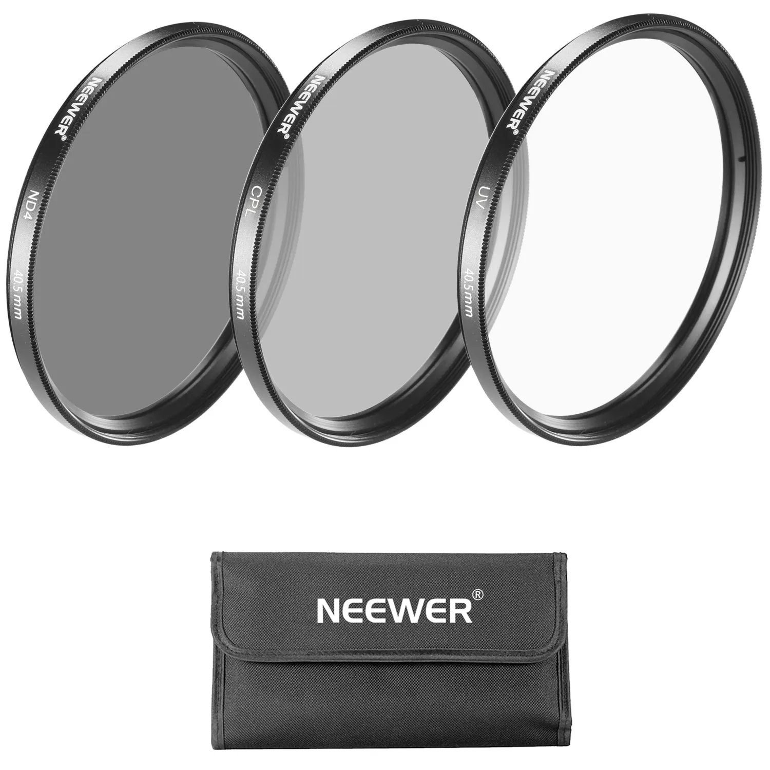 NEEWER Lens Filter Kit UV Filter CPL Filter ND4 Filter Filter