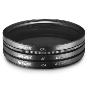 NEEWER Lens Filter Kit UV Filter CPL Filter ND4 Filter Filter