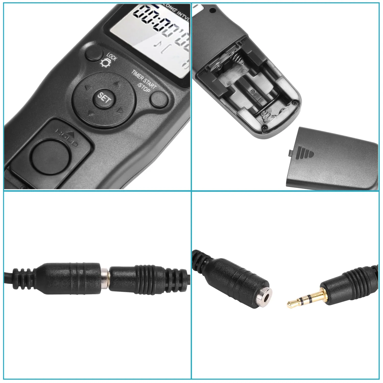 NEEWER Timer Remote Control With Cord for Canon