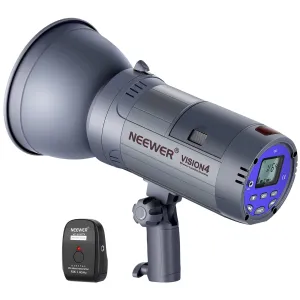 NEEWER Vision 4 300W GN60 Outdoor Studio Flash with 2.4G Wireless Trigger